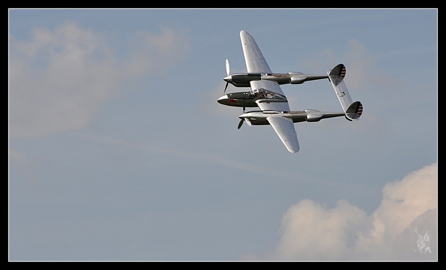 Meeting la Ferté Alais 2012 - P38 Lightning - Saint Exupery