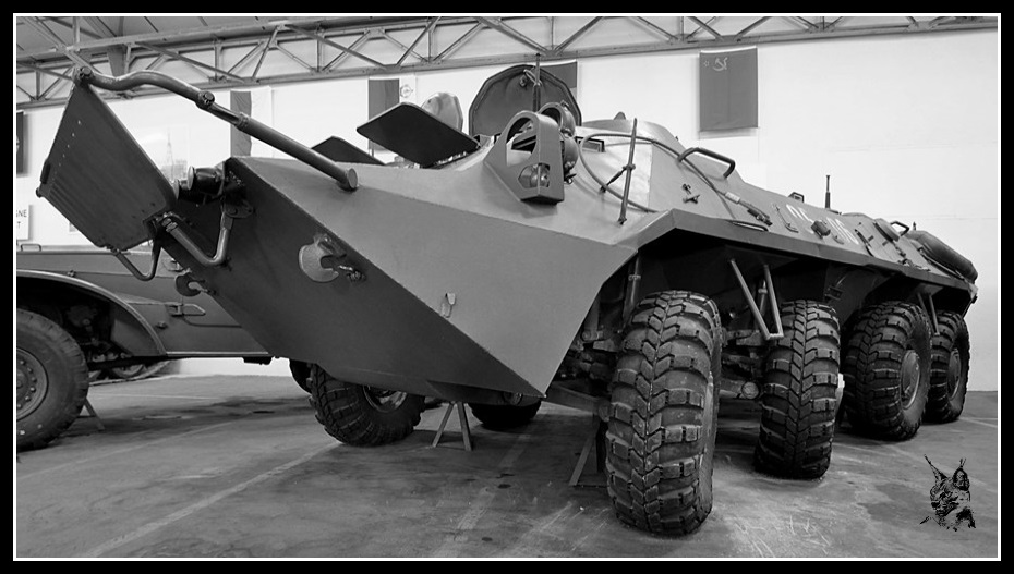 Musée des blindés de Saumur - Véhicule de transport de troupes soviétique BTR-70