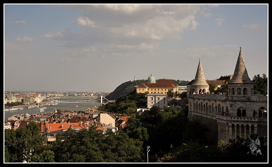 Budapest - Le chateau de Buda, le Bastion des pêcheurs et le Danube