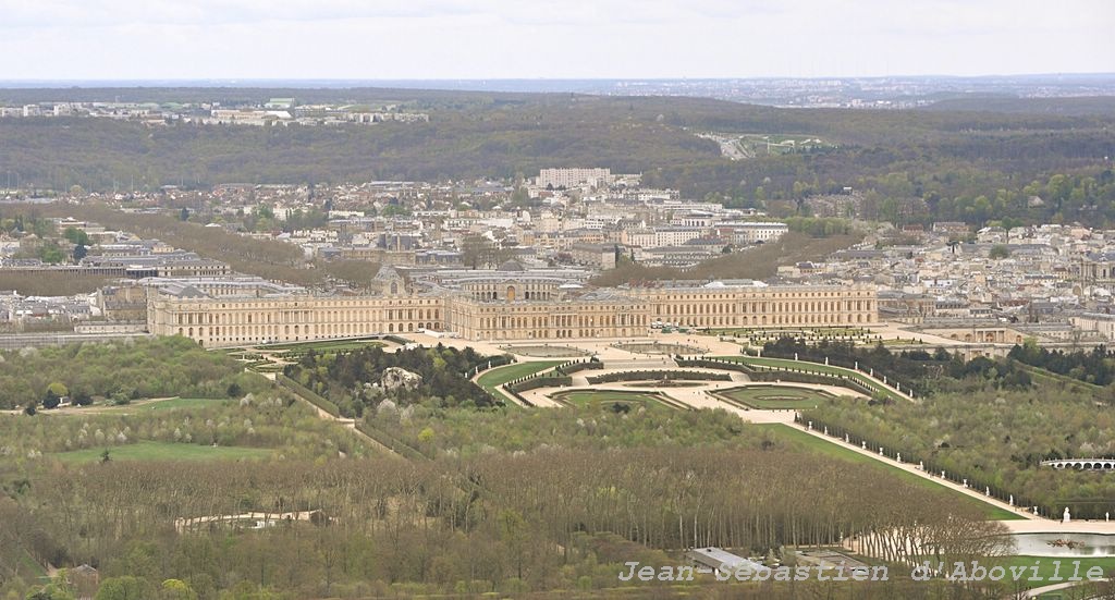 Photo aérienne du Chateau de Versailles