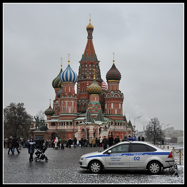 Moscou - La basilique Basile le Bienheureux