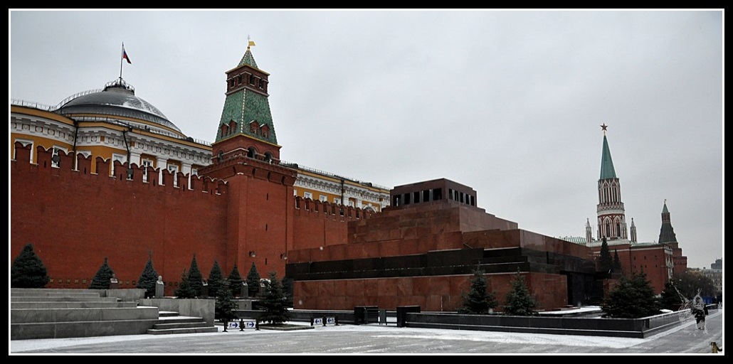 Moscou - Place rouge, Le Mausolée de Lénine