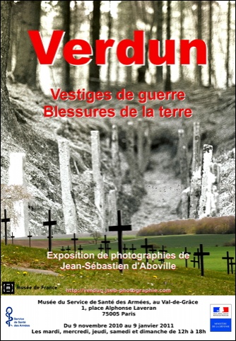 Affiche Verdun vestiges de guerre, blessures de la terre